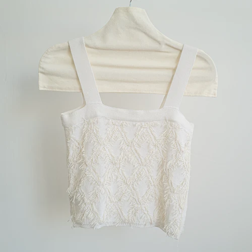 Cropped Knit Sweater Vest Cropped Knit Sweater Vest