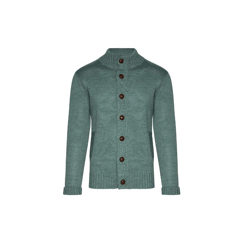 Kapall prjóna Dual Pocket Peysa