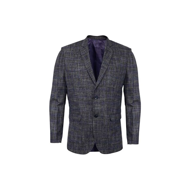 Herra Slim Fit Casual Blazer jakki með einum hnappi