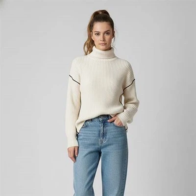 Cashmere ullarpeysa fyrir konur