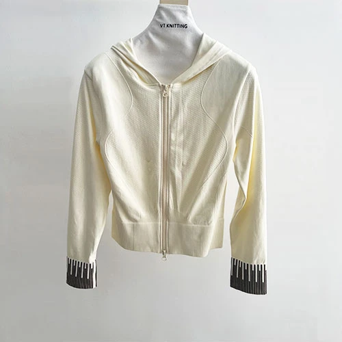 Ull úti cardigan fyrir dömur